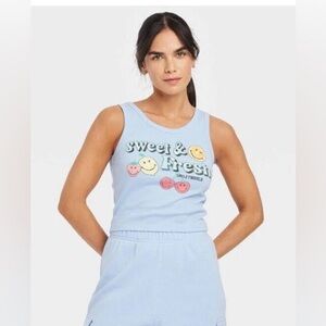 Smiley World Women's Tank Top "Sweet & Fresh"